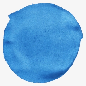 Free Download - Blue Watercolor Circle Png