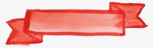 Banner Ribbon Png - Watercolor Painting