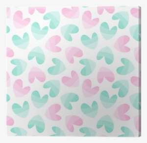 Light Pink And Mint Heart With Watercolor Effect - Butterfly
