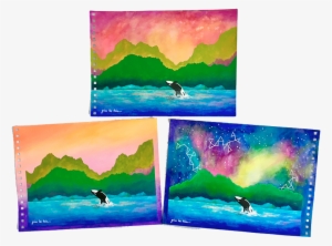 Gina Lee Kim Orca Whales Series Art Made Easy Podcast - Art