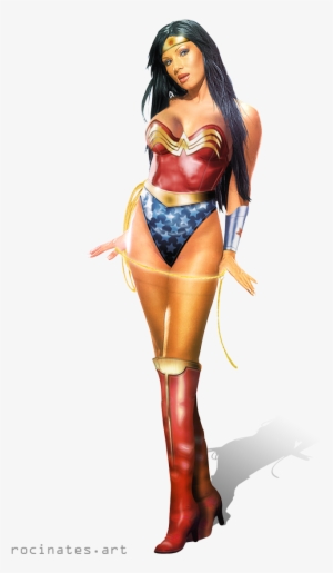 Wonderful Wonder Woman By ~rocinates-art On Deviantart - Wonder Woman Art Png