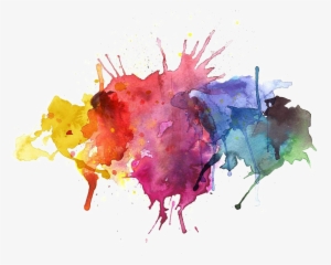 Abstract Watercolor Transparent Images Png - Watercolor Splash