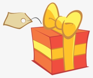 Yellow Clipart Present - Cartoon Present Png