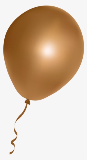 Golden Brown Balloon Png Image - Brown Balloon Png