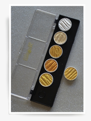 Metallic Watercolor - Chocolate