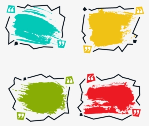 Zigzag Line Watercolor Frame - Watercolor Painting