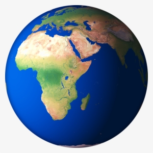 3d Earth Render 04, Globe, Earth, Planet Png And Psd - Africa To The World