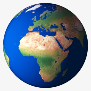 3d Earth Render 10, Globe, Earth, Planet Png And Psd - South Africa On The Globe