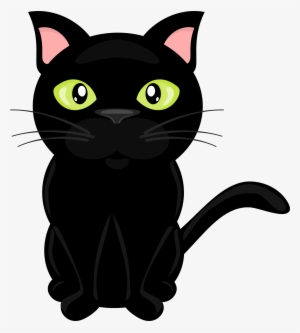 Cats Png Free Images, Download Banner Black And White - Black Cat With Transparent Background
