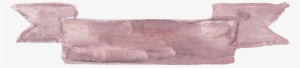 Free Download - Watercolor Pink Banner Png
