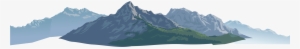Cartoon Landscape Painting Drawing - Cartoon Mountain Range Png
