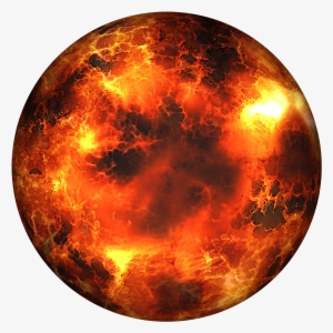Globe Burning Png Image - Planet Png