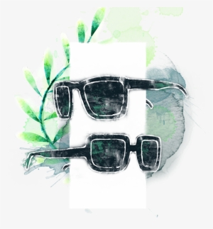 Watercolor Painting - Sunglasses