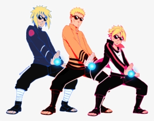 Naruto Uzumaki - Minato Naruto Boruto Rasengan