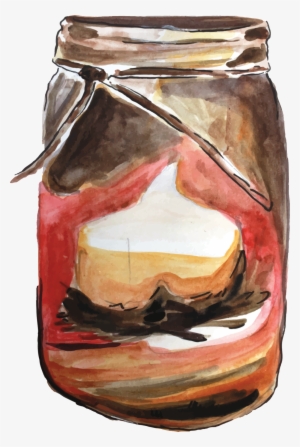 Desert Glass Jar Png Transparent - Bottle