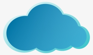 Blue Cloud Clip Art At Clker - Ulap Clipart