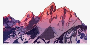 Image Result For Watercolor Aesthetic Transparent - Mountain Transparent