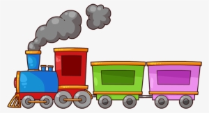 Train Clip Art - Beginning Middle End Train