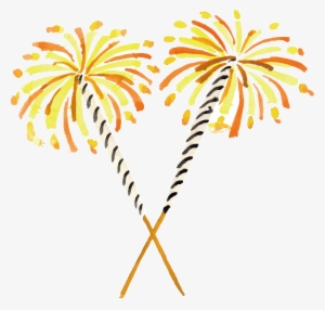 Fireworks Watercolor Painting - Firework Watercolor