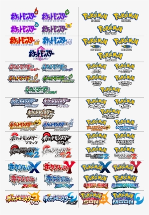 Click On The Pic If You Want It Big - Pokemon Logo English Vs Japanese