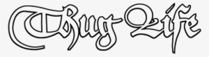 Thug Life White Png