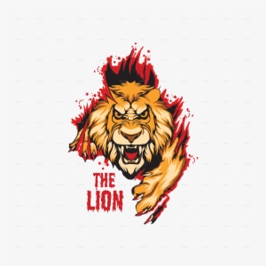Lion-01 - Lion T Shirt Design Png