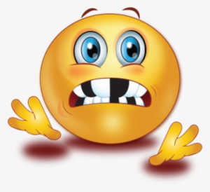 Shocked With Broken - Broken Teeth Smiley