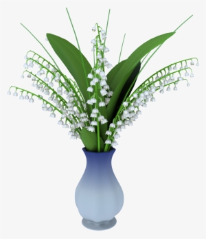 May Lily In Vase Png Clipart Picture - Clip Art