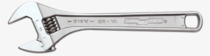 Adjustable - 8" Chrome Adjustable Wide Wrench