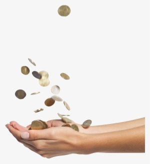 Money On Hand Png Image - Canadian Coins In Hand