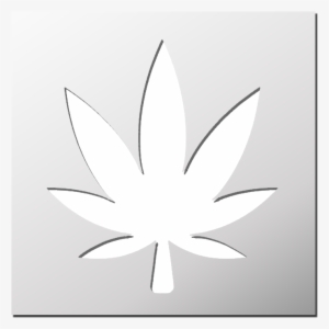 Pochoir Feuille De Cannabis Stencils, Weed, Stickers, - Emblem