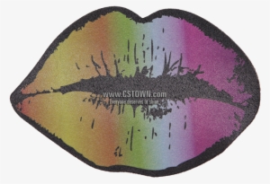 Custom Lips Pu Hand Feeling Applique - Missile