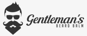 Gentleman's Beard Balm And Mustache Wax - Mustache With Beard Logo