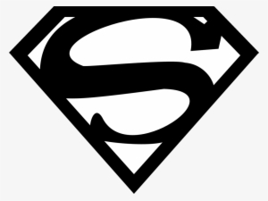 15 Superman Logo Black And White Png For Free Download - Superman Symbol 1948