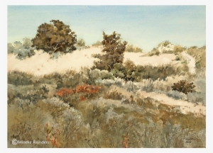 Dune Landscape, Ameland - Watercolor Painting