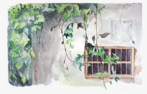A Series Of Watercolors That Illustrate The Quiet Spaces - Space