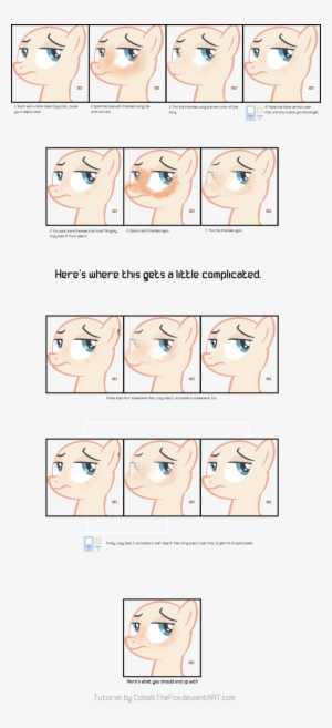 Freckles Tutorial By Cobaltthefox On Deviantart Picture - Cartoon
