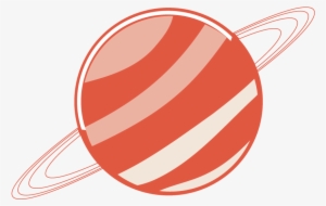 Planet Orange Stripes Transprent - Portable Network Graphics