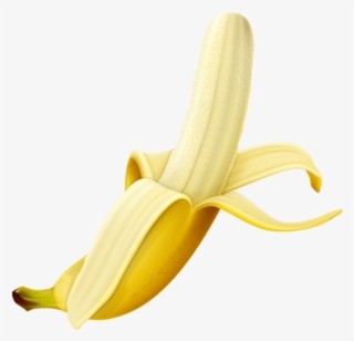 Banana Png High-quality Image - Peeled Banana Png