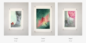 “enchantment” Is A Mini-collection Of Watercolor Paintings - Modern Art