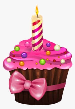 Birthday Cup Cake Png - Birthday Cupcake Clipart Png