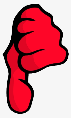 Big Red Thumbs Down