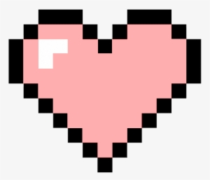 Pixel Heart - 8 Bit Heart Pink