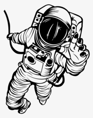 Astronaut Art Png Jpg Royalty Free Stock - Astronauta Dibujo Png