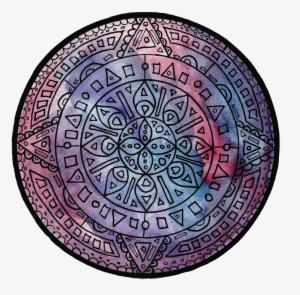 Watercolor Mandala - Circle