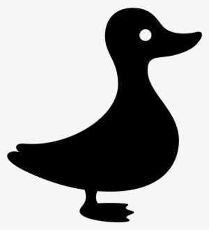 Duck Logo Png Vector Black And White - Duck Icon