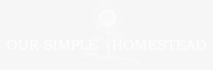 Our Simple Homestead - Oxford University Logo White