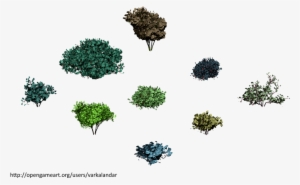 Hjm Bushes 01 Alpha - Flower Bushes Png Isometric