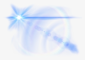Blue Laser Beam Png - Transparent Background Lens Flares Png