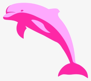 Pink Dolphin Clip Art At Clker - Pink Dolphin Png